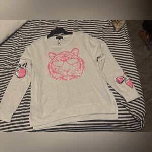 Gray Tiger Graphic Women's Tunic